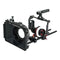 CAME-TV BMPCC 4K / 6K Rig Mattebox A / B Follow Focus 15mm Rod para BlackMagic Pocket Cinema Camera