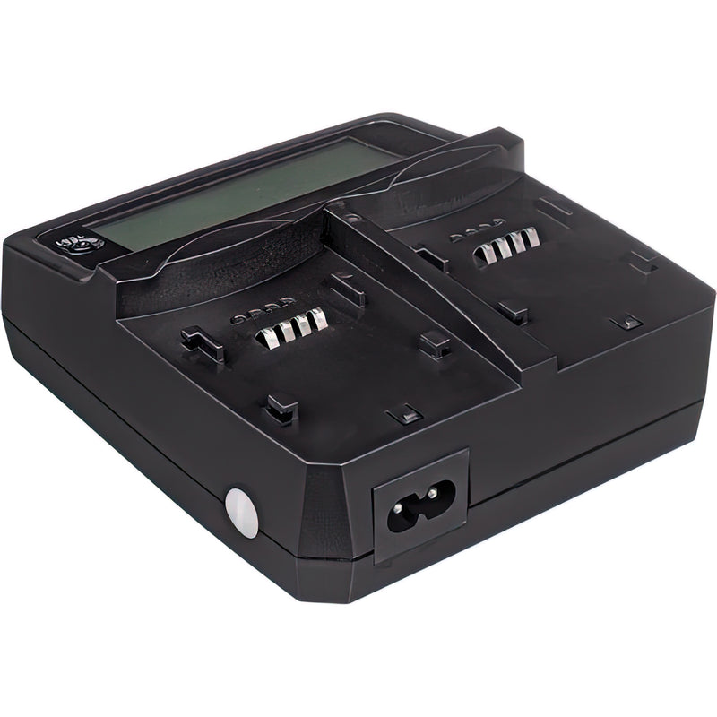 Watson, Duo – LCD L & M Series – Cargador para baterías Sony NP-F550 NP-F570, NP-F550, NP-F570, NP-F930, NP-F950, NP-F960, NP-F970, NP-FM30, NP-FM50, NP-FM55H, NP-FM500H, NP-FM70, NP-FM90, NP-FM91, NP-QM71, NP-QM71D, NP-QM91 y tipo de NP-QM91D