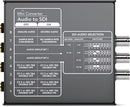 Blackmagic Design Mini Converter Audio - SDI - Conversor de vídeo (1080i,1080p,720p, SDI, 12 V, Negro, 0-40 °C, -20-45 °C)